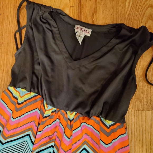 Maternity Long Maxi Dress - Picture 3 of 3